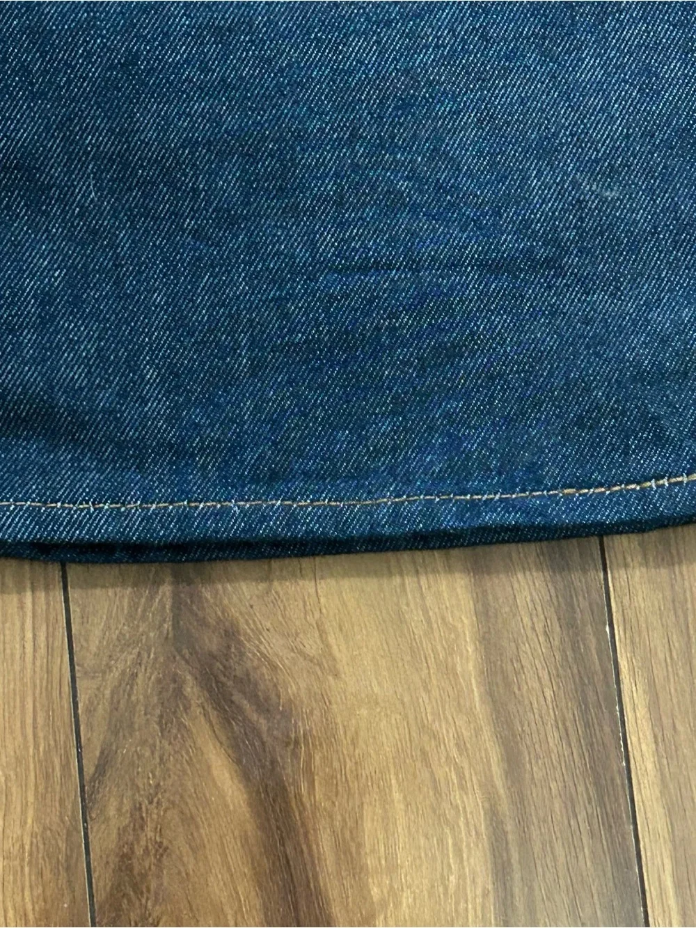 Levi’s Men’s 501 Regular Fit Straight Blue Dark Wash Jeans 33x34 Buttons Cotton